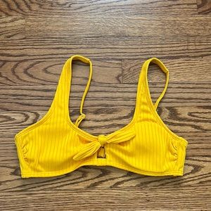 yellow bikini top